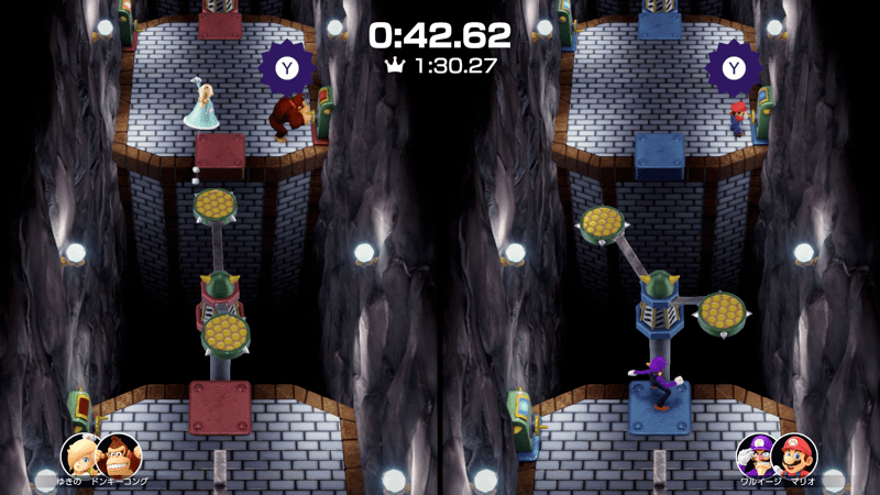 中盤はジャンプのタイミングを合わせる