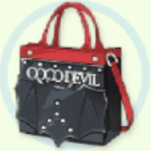 デビルウイングのトートバッグの画像