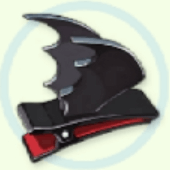 コウモリのヘアピンの画像