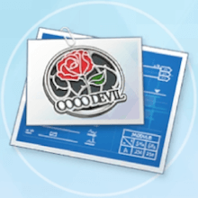 ココデビルのバッジの設計図画像