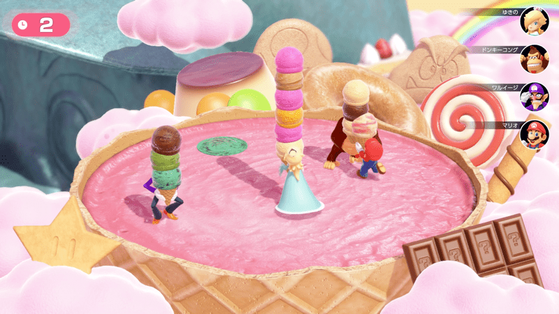 アイスが増えると移動毒度が落ちる