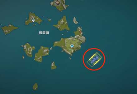 孤雲の艦船のマップ