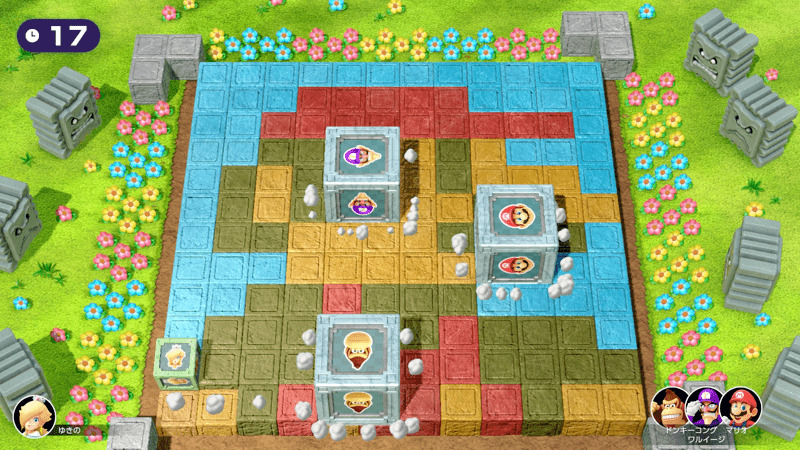 小さい時は外側をぐるぐる回る