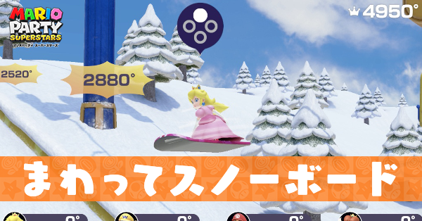 まわってスノーボード