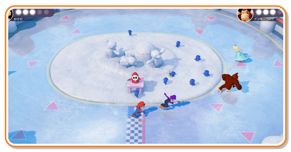 スケートレース画像