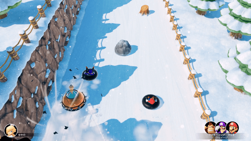 攻撃側はブレーキを使って追い込む