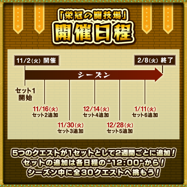 モンスト 栄冠の闘技場 シーズン