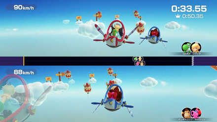 虹の加速後羽は上に上げる