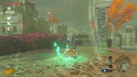 アッカレの塔の根本