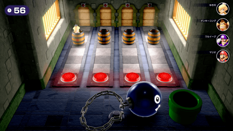 スティックを離してから隠れるまでラグがある