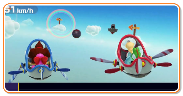 フライングレース画像