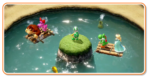 いかだでコインあつめ画像