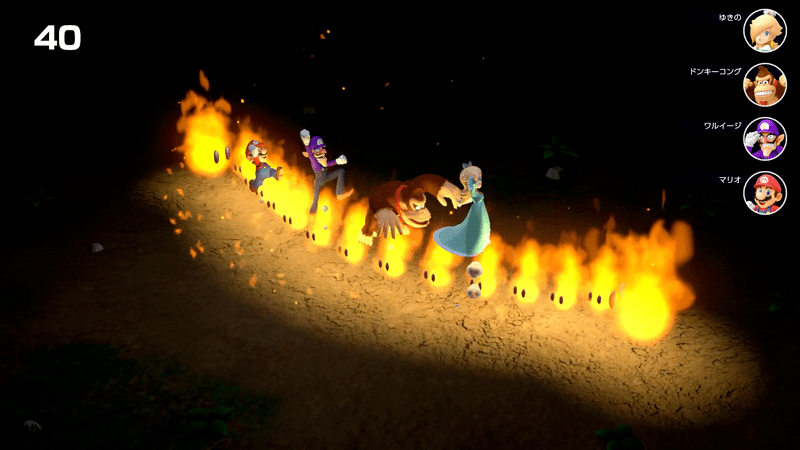 緩急に気をつけてタイミングよくジャンプ