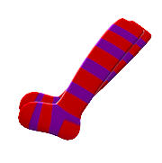 ボーダータイツの画像