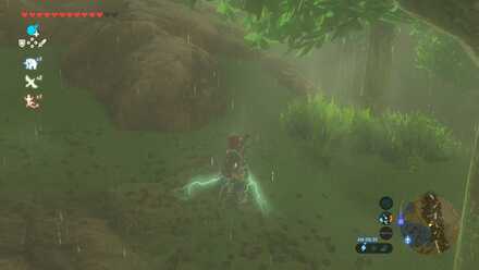 雷は鉄製の装備を外すことで回避できる