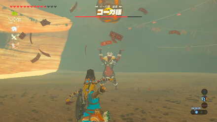 ブレワイのコーガ様に攻撃