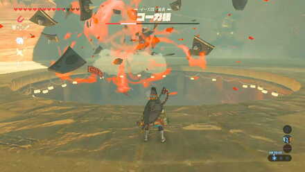 ブレワイのコーガ様に攻撃