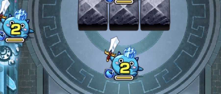 剣ザコに触れて攻撃