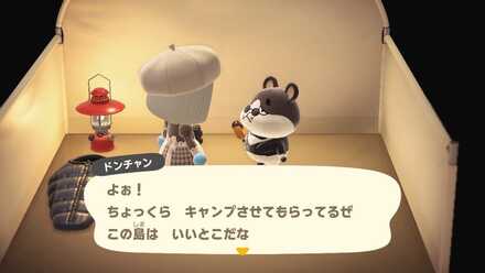 キャンプサイトでも新キャラを確認！