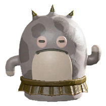 トゲはにわのグレーの画像