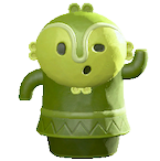 メンはにわのグリーンの画像