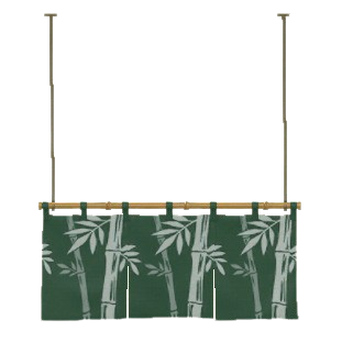 よこながのれんの竹の画像