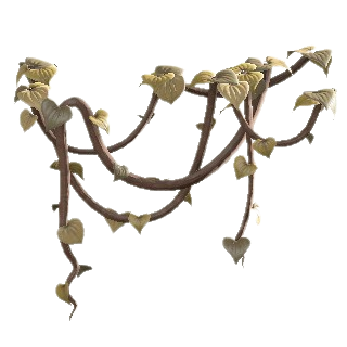 ツルのガーランドのブラウンの画像