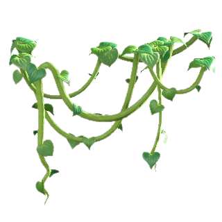 ツルのガーランドのライトグリーンの画像
