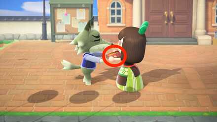 自分の島の住民に別荘を作るときに使う