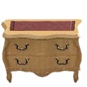 エレガントなコモードのダマスクブラックの画像