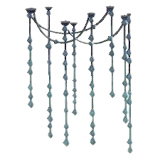 つりさがるヒカリゴケのグレーの画像