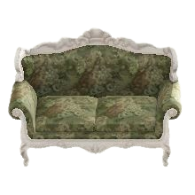 エレガントなソファのホワイトの画像