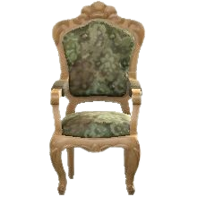 エレガントなチェアのボタニカルの画像