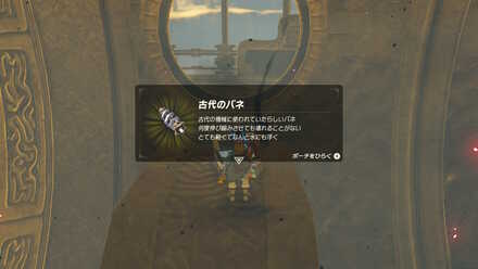 ブレワイのヴァナボリス内にある古代のバネの宝箱