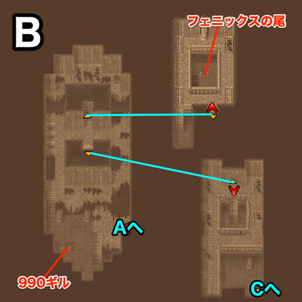 船の墓場Bのマップ