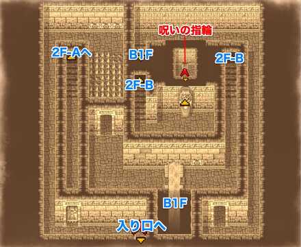 ピラミッド1Fのマップ