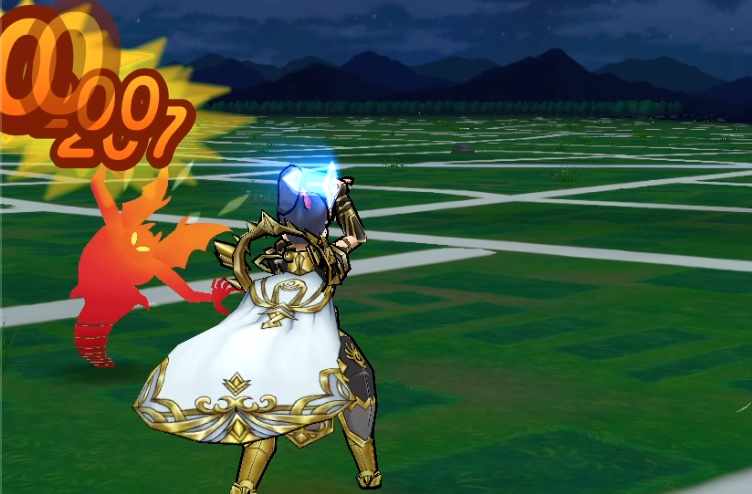 ドラクエウォークの戦鬼解放中のダメージ