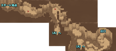 地下大河Bのマップ