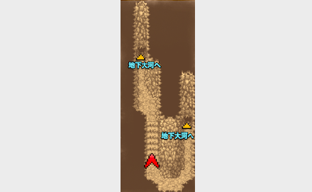 地下大河Aのマップ