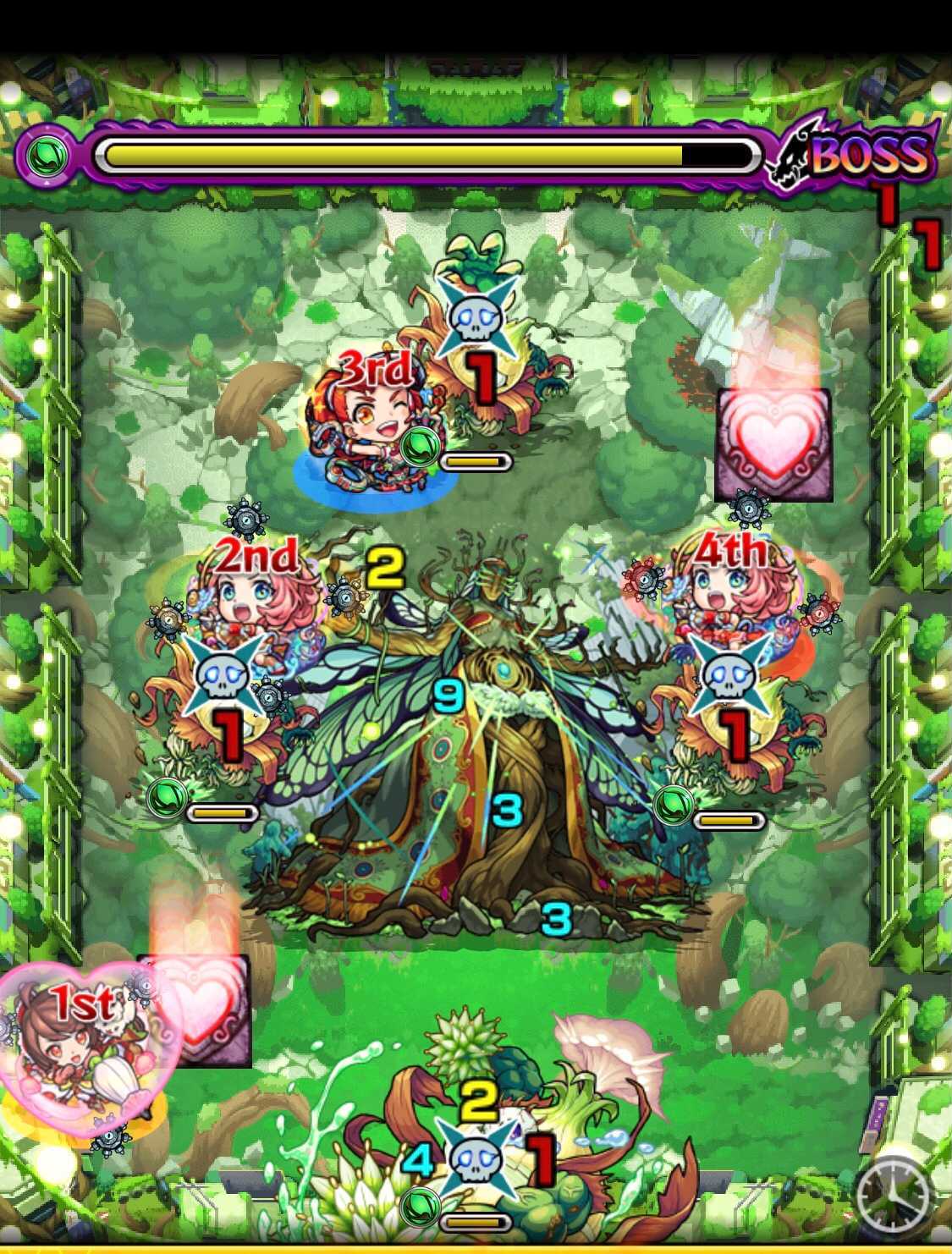 モンストのカウシーディアボス3