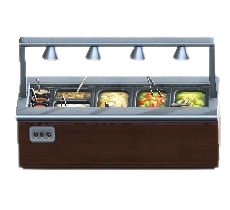 サラダバーのブラウンの画像