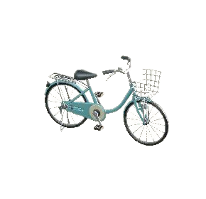 シティサイクルのライトブルーの画像