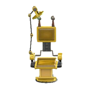 じっけんイスのイエローの画像