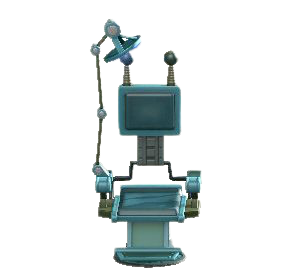 じっけんイスのブルーの画像