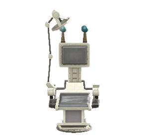 じっけんイスのホワイトの画像