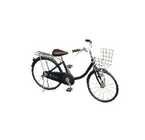 シティサイクルのブラックの画像