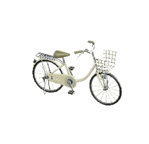 シティサイクルのホワイトの画像