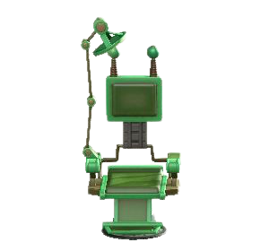 じっけんイスのグリーンの画像