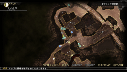 千代田区の狐のマップ