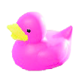 アヒルのおもちゃのピンクの画像